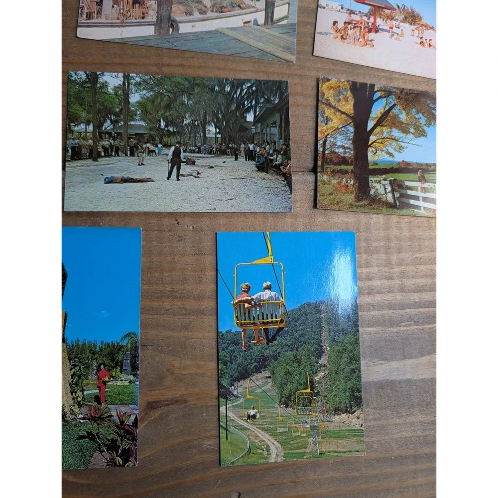 Vintage Unused Postcard Lot 11ct Scenic Travel Florida Arizona Chrome Era Retro